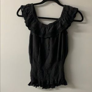 S BLACK SUMMER TANK